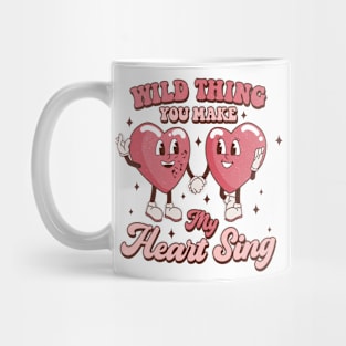 Wild Thing You Make My Heart Sing T Shirt Valentine T shirt For Women Mug